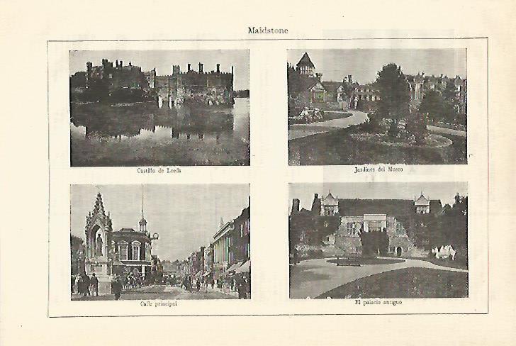 LAMINA ESPASA 18529: Vistas de Maidstone Inglaterra