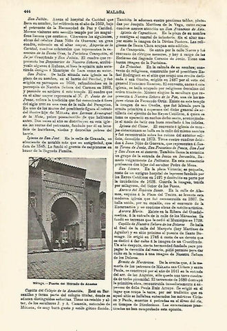 LAMINA ESPASA 18554: Mercado de Abastos en Malaga