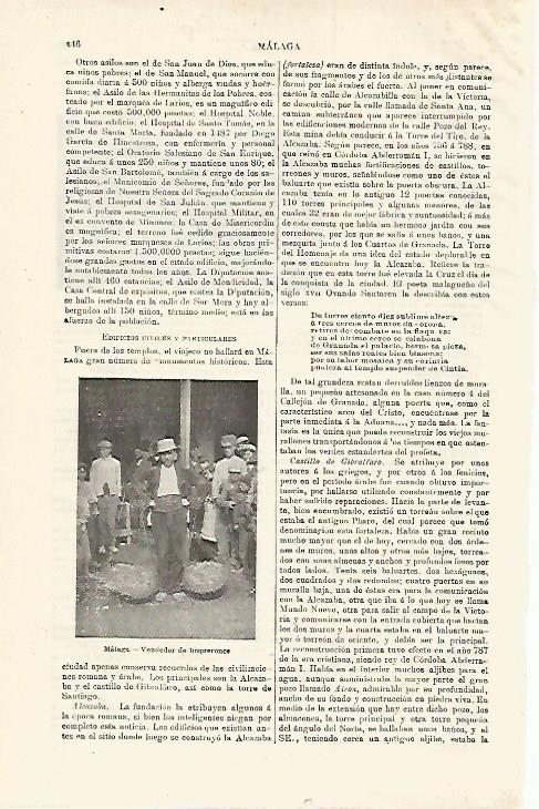LAMINA ESPASA 18556: Vendedor de boquerones en Malaga