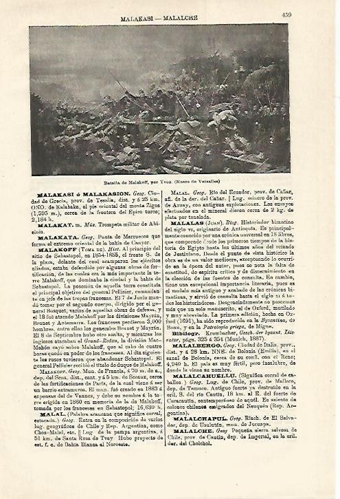 LAMINA ESPASA 18563: Batalla de Malakoff