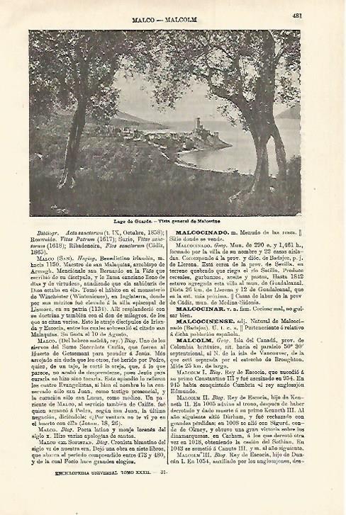 LAMINA ESPASA 18569: Lago de Guarda