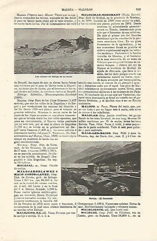 LAMINA ESPASA 18578: Sanatorio de Maloja Suiza