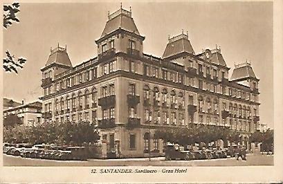 POSTAL 18187: Gran Hotel del Sardinero en Santander