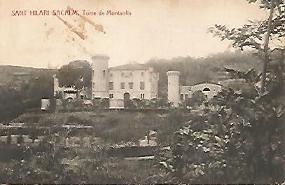 POSTAL 18189: Torre de Montsols en Sant Hilari de Sacalm