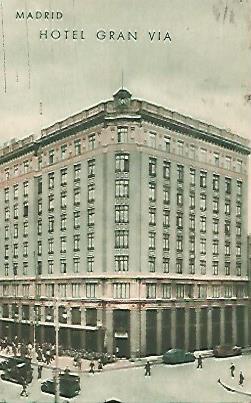 POSTAL PUBLICITARIA 18190: Hotel Gran Via de Madrid