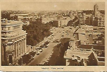 POSTAL 18195: Vista parcial de Madrid