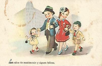 POSTAL 18238: Matrimonio