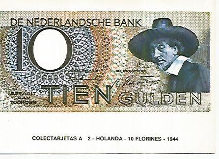 POSTAL 18260: 10 florines de Holanda 1944