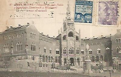 POSTAL 18271: Hospital de San Pablo de Barcelona