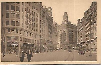 POSTAL 18274: Plaza del Caudillo en Valencia