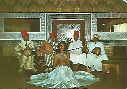 POSTAL 18280: Conjunto musical de Marruecos