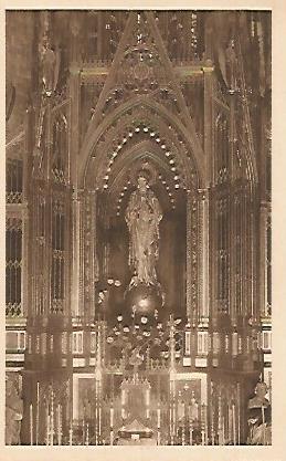 POSTAL 18293: Virgen de la Purisima Concepcion en Barcelona
