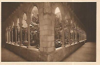 POSTAL 18296: Claustro de la Purisima Concepcion de Barcelona