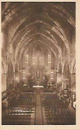 POSTAL 18303: Interior de la Iglesia en la Purisima Concepcion de Barceloa