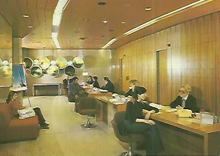 POSTAL 18329: La recepcion del Hotel Cosmos en Rusia