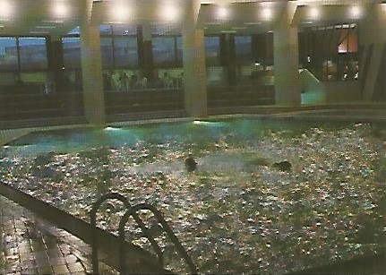 POSTAL 18336: La piscina del Hotel Cosmos en Rusia