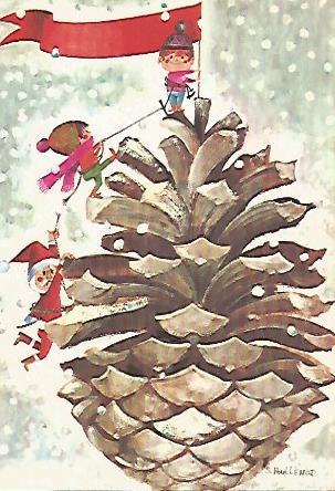 POSTAL DE NAVIDAD 18372: Original de Poullenot