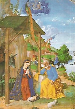 POSTAL DE NAVIDAD 18374: La Natividad