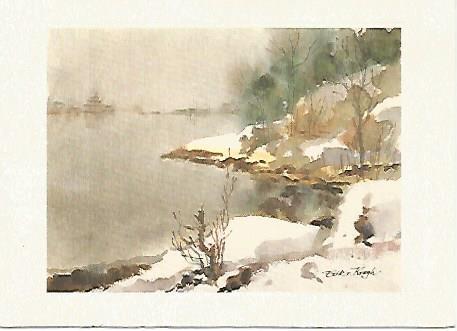 POSTAL DE NAVIDAD 18379: El frio invierno