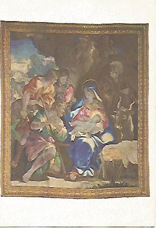 POSTAL DE NAVIDAD 18387: La adoracion de los pastores