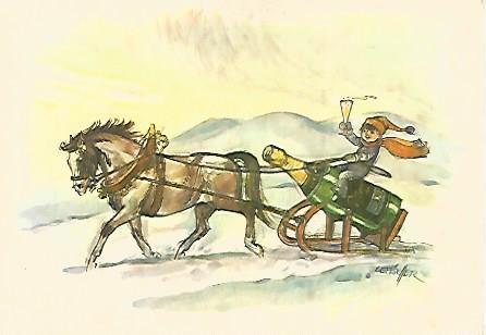 POSTAL DE NAVIDAD 18392: Feliz Año