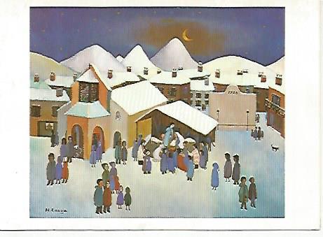 POSTAL DE NAVIDAD 18394: Natividad en Espolette