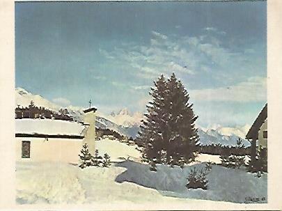 POSTAL DE NAVIDAD 18425: Paisaje 