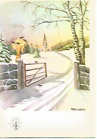 POSTAL DE NAVIDAD 18435: Paisaje numero 1126