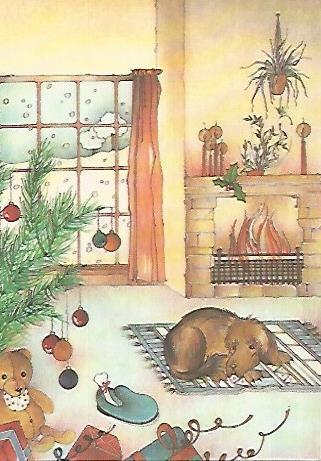 POSTAL DE NAVIDAD 18437: Nochebuena