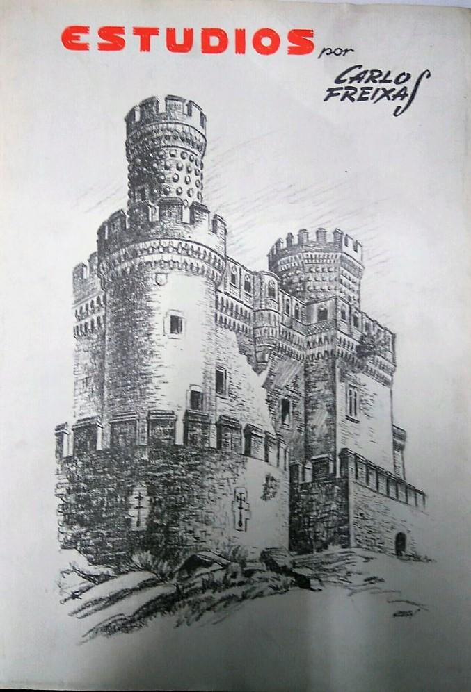 Laminas Carlos Freixas: Castillos de España 06 - Carpeta vacia (solo es la carpeta vacia sin lamina alguna)