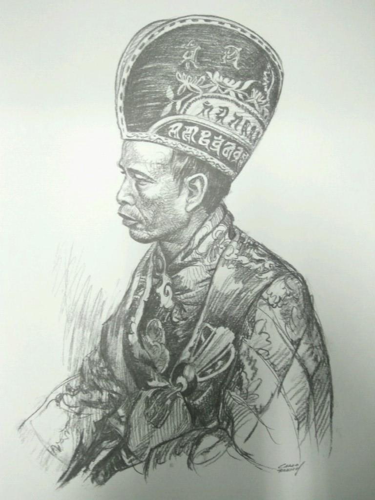 Laminas Carlos Freixas: Tipos exoticos II 08: HOMBRE ASIATICO  (Serie Estudios 16)