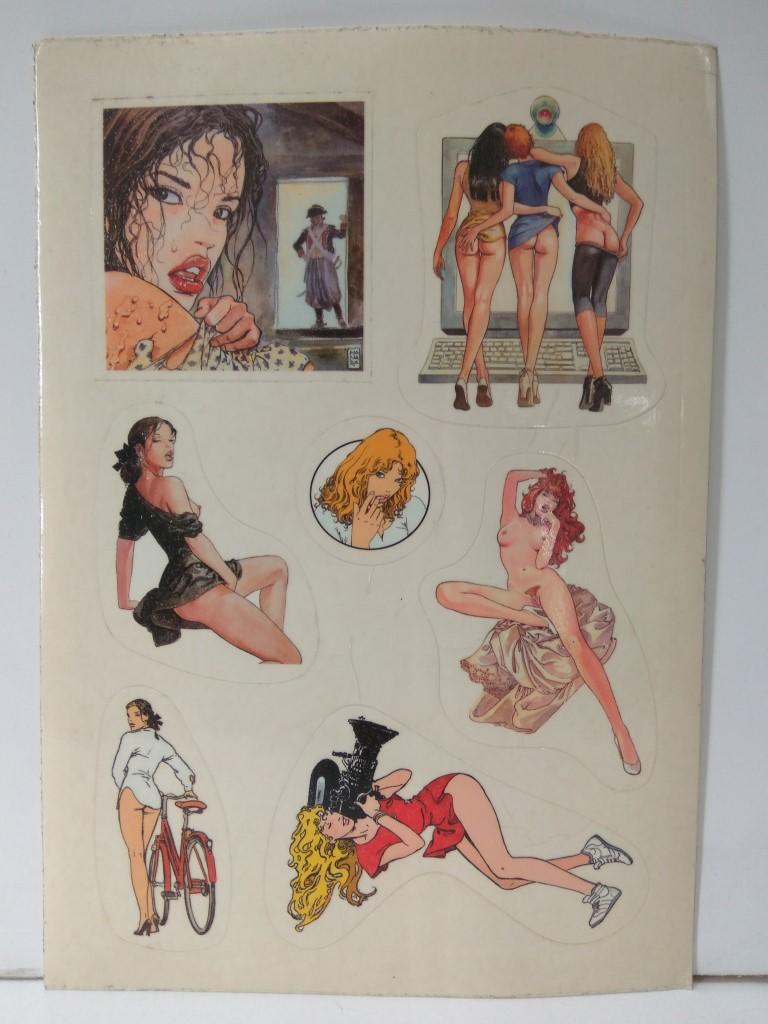 Stickers: Juego de 7 Stickers Transparentes de MILO MANARA 