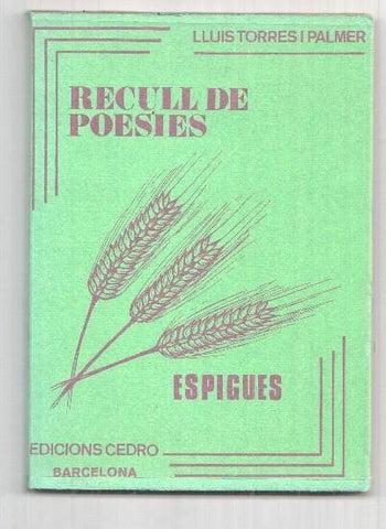 Recull de Poesies de Lluis Torres i Palmer