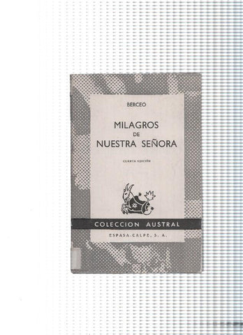 Milagros de Nuestra Señora ( cuarta edicion 1966 )