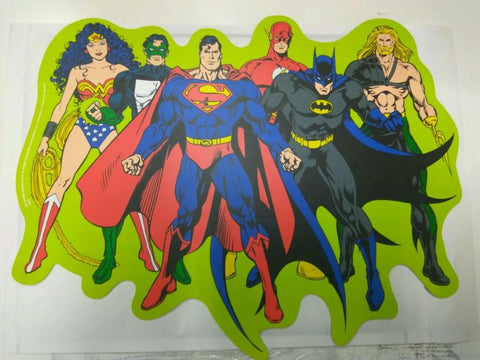 Troquel Goma Espuma: TROQUEL DC - Superman, Flash, Batman, Green Lantern, Wonder Woman, Aquaman