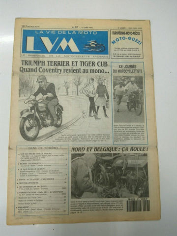 LA VIE DE LA MOTO, Numero 097 - 15 Junio 1992: TRIUMPH HERRIER TIGER CUB