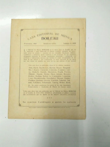 Revista Novedades Musicales: EL BUFON - Año V, Numero 33 (Barcelona Julio e 1928)