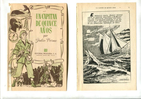 Un Capitan de Quince Años , dibujos de Pedro Alferez