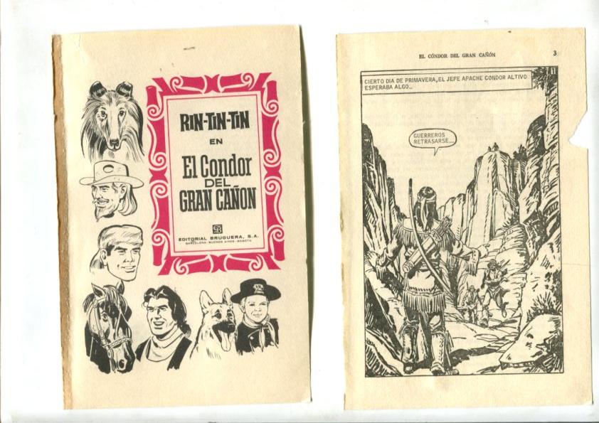 Rin Tin Tin: El condor del gran cañon , dibujos de Ambros (El Capitan Trueno)