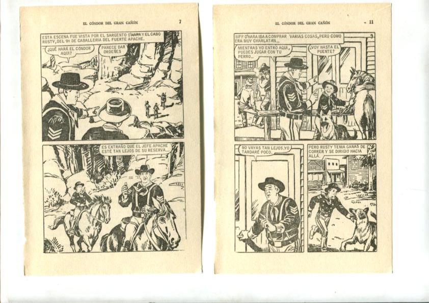 Rin Tin Tin: El condor del gran cañon , dibujos de Ambros (El Capitan Trueno)