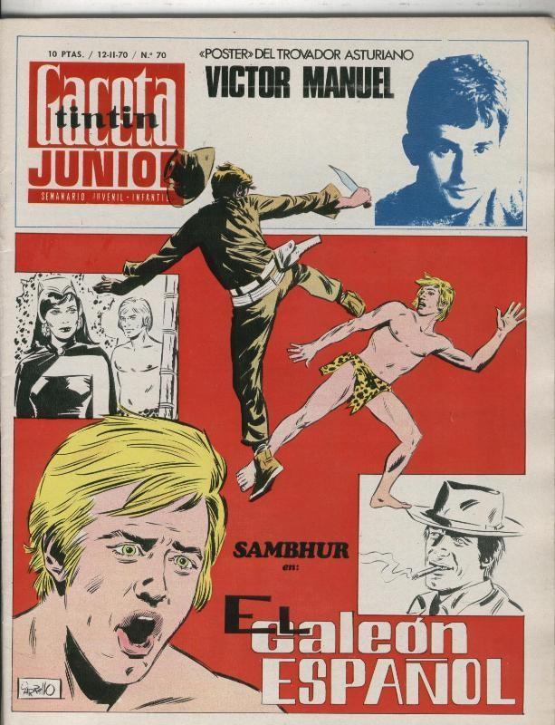 Gaceta Junior numero 70: poster de Victor Manuel