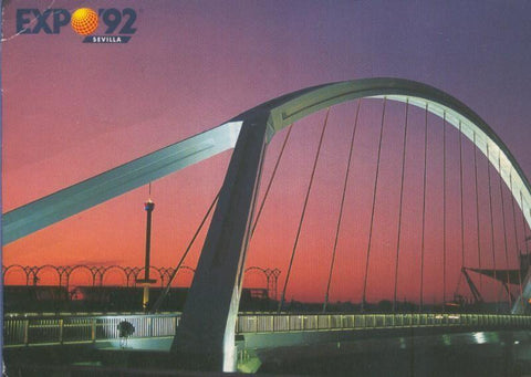 Postal 014775: Puente de la barqueta en Sevilla