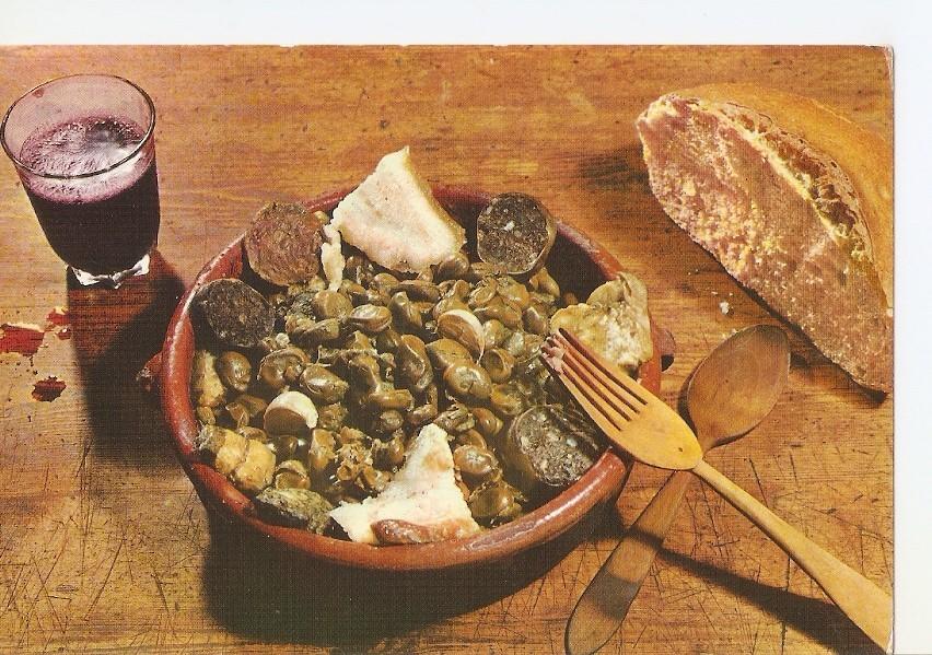 Postal 031584 : Platos tipicos. Faves a la Catalana