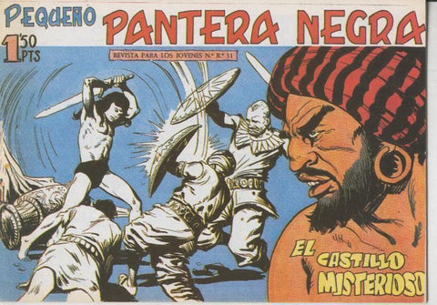 Pequeño Pantera Negra, facsimil numero 137: El castillo misterioso