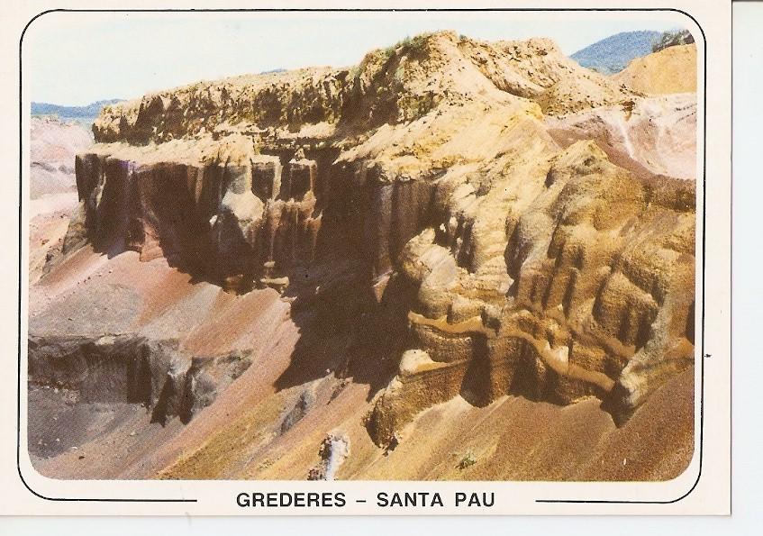 Postal 040496 : Grederes de Santa Pau. Volcans Croscat i Puig Martinya