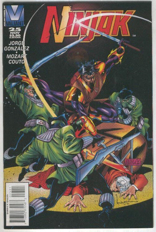NINJAK, Vol.1 No. 25: Killzone (Valiant 1995)