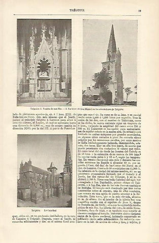 LAMINA ESPASA 835: Imagenes de Treguier Francia