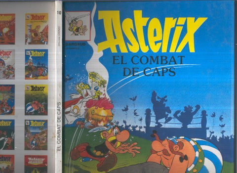 Album Asterix: El combat de caps (numerado 10 en lomo)