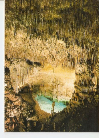 Postal 038843 : Cuevas del Drach. Porto Cristo - Mallorca. Pequeña Playa
