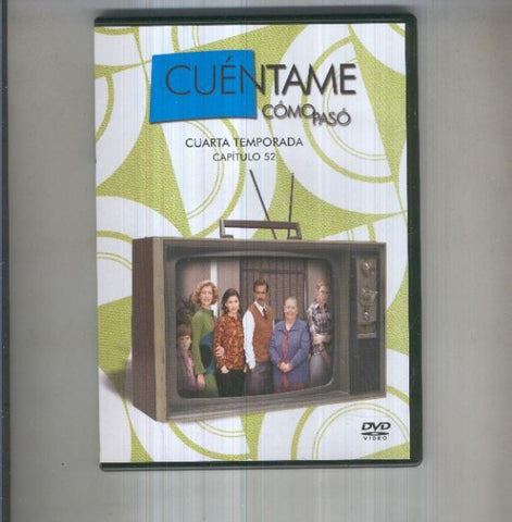 DVD: Cuentame como paso, numero 012, cuarta temporada, capitulo 052